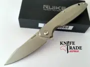 Ruike P128-SF Folding Pocket Knife Blue,Beta plus Lock Up System Sandvik14C28N