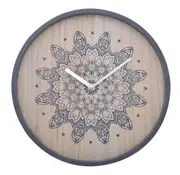 Mandala Boho Wall Clock Hanging