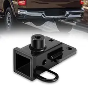 BUNKER INDUST 2 Inch Trailer Hitch Receiver Compatible with 2019-2024 Dodge Ram 1500, Class 3 Rear Trailer Tow Hitch with Bolts, Black