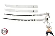 DEMON SLAYER - INOSUKE HASHIBARA'S NICHIRIN SWORDS SET OF 2 (w FREE sword stand)