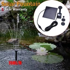 Solar Panel Powered Water Feature Pump Garden Pool Pond Aquarium Fountain 150L/H