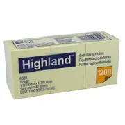 Highland Notes 6539 Pack Of 12 Bx12 Sticky Notes