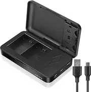 JYJZPB NP-FZ100 Battery Charger with 2 SD Card Slots and USB Output for Sony A7IV, A7 III, A1, Alpha A7R III, A7R IV, A9, A9 II, A6600, A6700, Alpha 9S, A7R3 A7S III, A7R III Battery