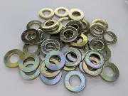 1/2" SAE F436 HARDENED FLAT WASHERS YELLOW ZINC 25 EACH