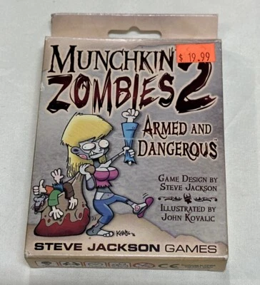 Munchkin Zombies 2: Armed And Dangerous Expansion Steve Jackson Games