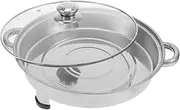 Mobestech Buffet Foods Serving Tray with Lid Stainless Steel Chafer Pan for Fish and Dishes for Parties Canteens and Outdoor Events Easy to Design