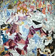 Dynamic Hieroglyphic of Bal Tabarin Painting by Gino Severini Reproduction