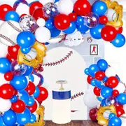 157 Pcs Baseball Balloon Set Suitable For Birthday Outdoor Sports Game Decoration Anniversary Graduation Ceremony Background