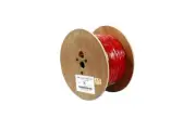 1000FT 18AWG/2C Solid Unshielded Fire Alarm FPLR Bare Copper Cable Red