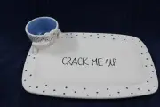 Mud Pie Dotted Crab Chip and Dip - Crack Me Up