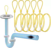 30 Inch Drain Snake Hair Drain Clog Remover, Anti-Break Metal Drain Hair Remover