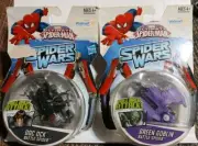 2x Marvel Ultimate Spider-Man Spider Wars Battle Spiders Green Goblin & Doc Ock