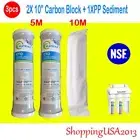 3 Pcs PP Sediment Active Carbon Block Ro Reverse Osmosis Water Filter System