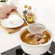 Stainless Steel Wire Fine Mesh Oil Strainer Flour Colander Sifter Sieve ;;^