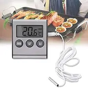 Fridge Thermometer,Digital Freezer/Fridge Thermometer,with Clear LCD Display, Freezer Thermometers Temperature Gauge,with Magnet and Stand for Home Kitchen Restaurants Bars Cafes