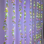 LED Artificial Willow Vines Curtain Light with 100 LED for Christmas Party Decoration