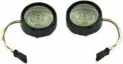 Custom Dynamics Turn Signals Flat Style JAE Smoke Black 2020-1592