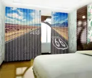 3D Highway Sky 42 Blockout Photo Curtain Print Curtains Drapes Fabric Window AU