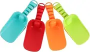 4pcs Beach Sand Shovels Plastic Digging Tools for Vibrant Colors for Outdoor Fun Lightweight Travel Friendly Sandbox Accessories