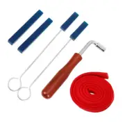 6 Pcs Piano Tuner Kit Piano Tuner Spanner Piano Tuning Mute Kit Love Tuner