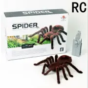 Remote Control Creepy Soft Scary Plush Spider Infrared RC Tarantula Kid Toys New