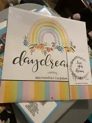 2 pack- 12 Month 2025 Wall Calendar & 2025 Monthly Planner -"Daydreamer " SEALED