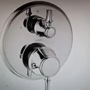 Hansgrohe Thermostatic; trim w/ volume control; in chrome 04260000
