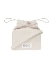Maison Margiela Panelled Drawstring Shoulder Bag One size light gray
