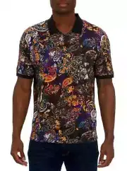 Robert Graham Men's Exoplant Short Sleeve Polo Classic Fit