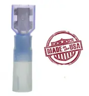 MVP 25 Blue 14-16 AWG Ins. Male 1/4" Quick Connect Terminal w/ 3M Heat Shrink