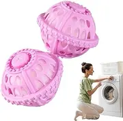 Washing Ball - Dryer Ball - Laundry Balls For Washing Machine - Non-Detergent Dryer Balls - Reusable Anti-Knot Laundry Cleaning, Eco-Friendly Home essentialss For Family, College Dorm, Travel