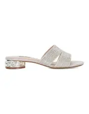 [Dune London] Nettie Heeled Slides in Gold