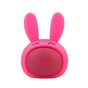 Y700 Mini Rabbit Wireless Bluetooth Speaker Built-In Mic Support Aux / Hand Free Call(Red)