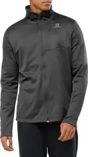 Salomon Men's Essential Full Zip Midlayer, Size XXL, Color Black, New with tags