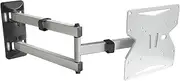 [Drall] S89S Universal TV Wall Mount - Swivels and Tilts - TV Wall Mount for 3D HD LED LCD TVs - 15-50 Inches - VESA 75 100 200 x 100 200 Silver