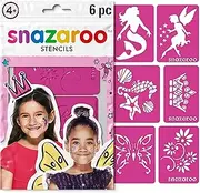Snazaroo Face Paint Stencils - Girls Fantasy, Set of 6