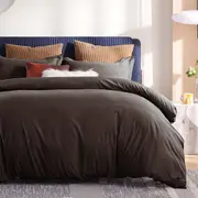LINENOVA Comfort Cotton Quilt Cover Set 100% Cotton Ultra Soft Bedding Size(Single Double Queen King Super King)