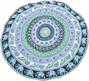 Zerodeko Bath Towels Beach Round Blanket 59 Round Beach Towel Beach Towel Bath Towel Beach Blanket