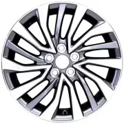 16x6.5" New Machined and Grey Aluminum Wheel Rim for 2017-2019 Toyota Corolla (for: Toyota)
