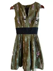 NWT Trashy Diva by candice gwinn, Retro Quirky, artsy , girlcore, dress size 2