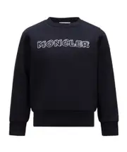 Moncler Enfant Logo Printed Crewneck Sweatshirt 8Y,4Y,14Y,12Y,10Y night blue