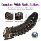 Penis Extender Sex Rings Delay Penis Condoms Sleeve Cover Enlargement Toys Men