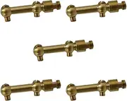 Ｓｉｍｈｏａ 5Pcs Saxophone Screw Maintenance Tool Woodwind Instrument DIY Soprano Saxophones Replacement Portable Saxophone Repair Kit, Tenor