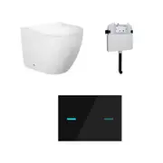 Zumi Venus Sensor Touch-less Flush Plate With Floor Standing Pan WELS 4 Star 4.5L/Full