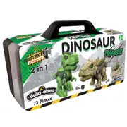 Construct IT 2in1 Dinosaur Triassic Kids/Children DIY Building Toy Set 3y+