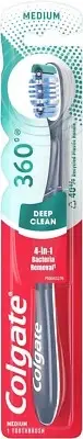 Colgate 360° Deep Clean 4-in-1 Manual Toothbrush, Medium 035000688187VL