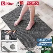 1200TC Chenille Bath Mat Floor Mat Super Absorbent Anti Slip Thick 50x80,60x90cm