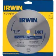 Irwin 7-1/4" 140T Saw Blade