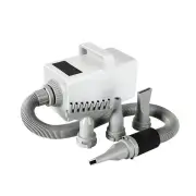 Dog Cat Pet Hair Dryer Grooming Blow Speed Hairdryer Blower Heater Blaster White