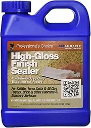 Miracle Sealants High-Gloss Finish Sealer for Tile & Stone, Water-Based, Quart